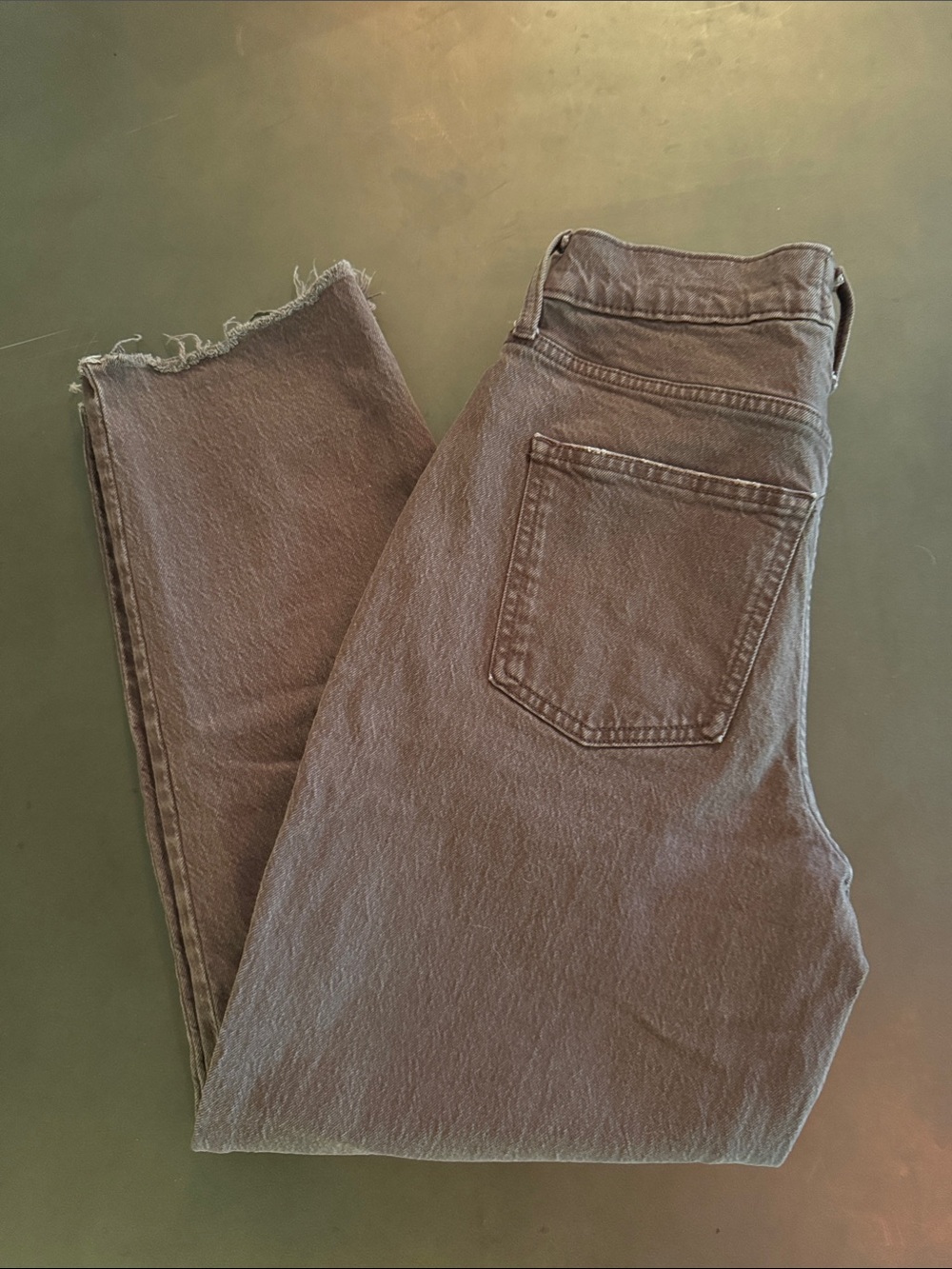 Universal Thread Brown High-Rise Straight Leg Jeans